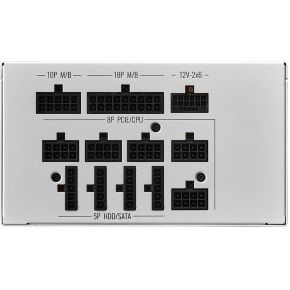 MWE Gold V2 1250W Voeding (White) - afbeelding 4