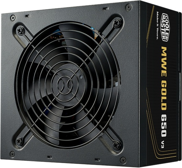 Cooler master mwe gold 650 v3 atx 3 3 orig - Cooler Master MWE Gold 650 V3 650W Voeding (Black)