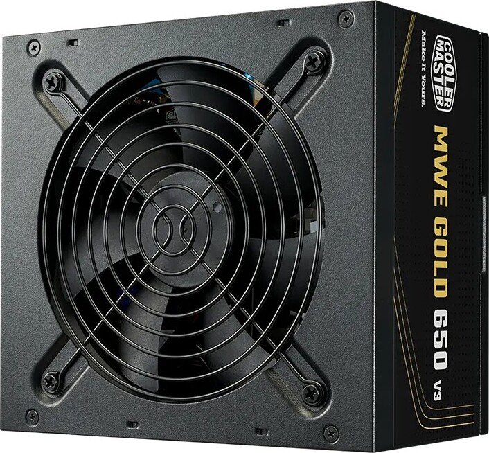 Cooler master mwe gold 650 v3 atx 3 - Cooler Master MWE Gold 650 V3 650W Voeding (Black)