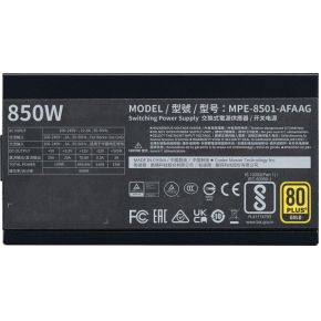 Cooler Master Mwe Gold 850 V2 Atx 3.1 - 850 W voeding - afbeelding 8