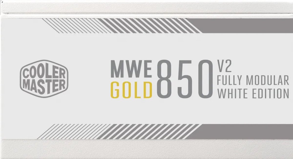 Cooler Master Mwe Gold 850 V2 Atx 3.1 White Edition - 850 W voeding - afbeelding 2
