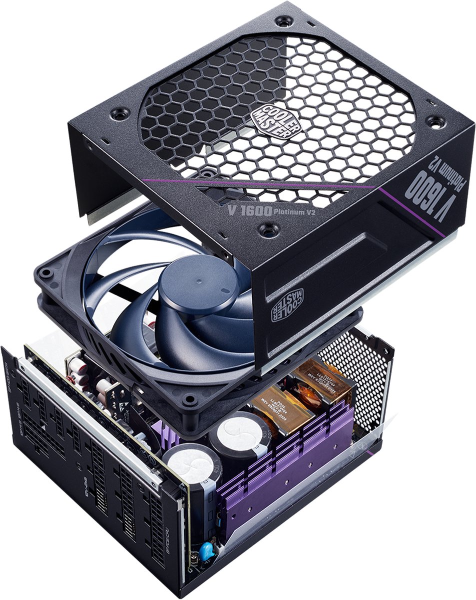 Cooler Master V Platinum 1600 V2 - Voeding - Atx12V 3.1 - 80 Plus Platinum - - afbeelding 4