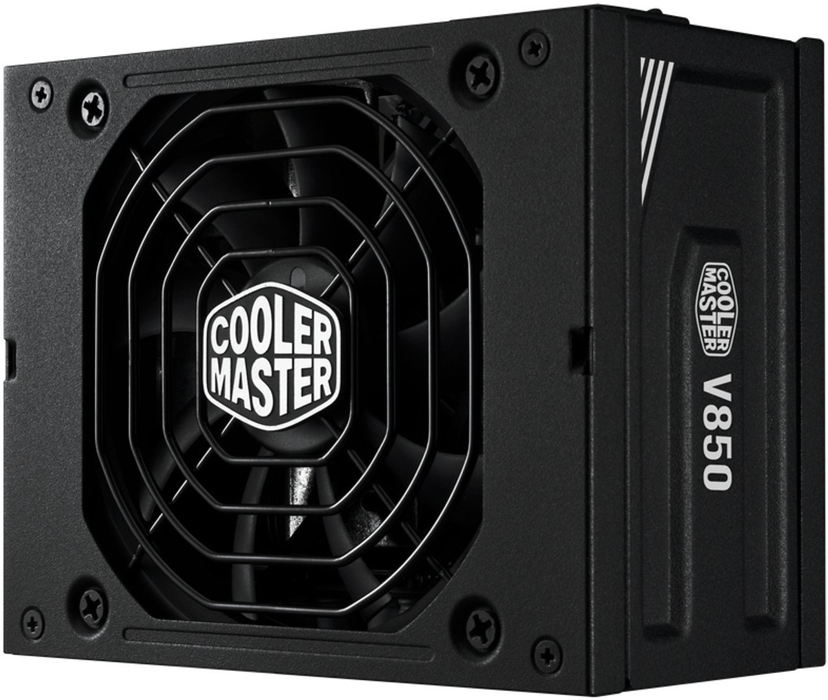 Cooler Master Cooler Master V Sfx Gold 850 Atx 3.1 - Voeding Atx12V 3.1, Sfx12V 3.42 - 80 Plus Gold - 850 Watt - Modulair - 100-240V - Actieve Pfc - 92Mm Fdb Fan - Zwart