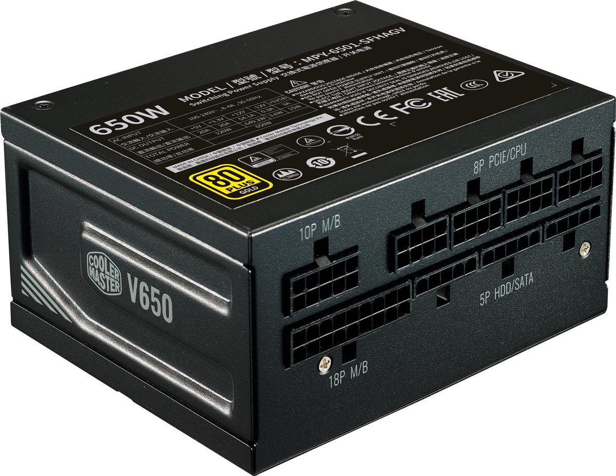V650 SFX Gold 650W Power Supply - afbeelding 6