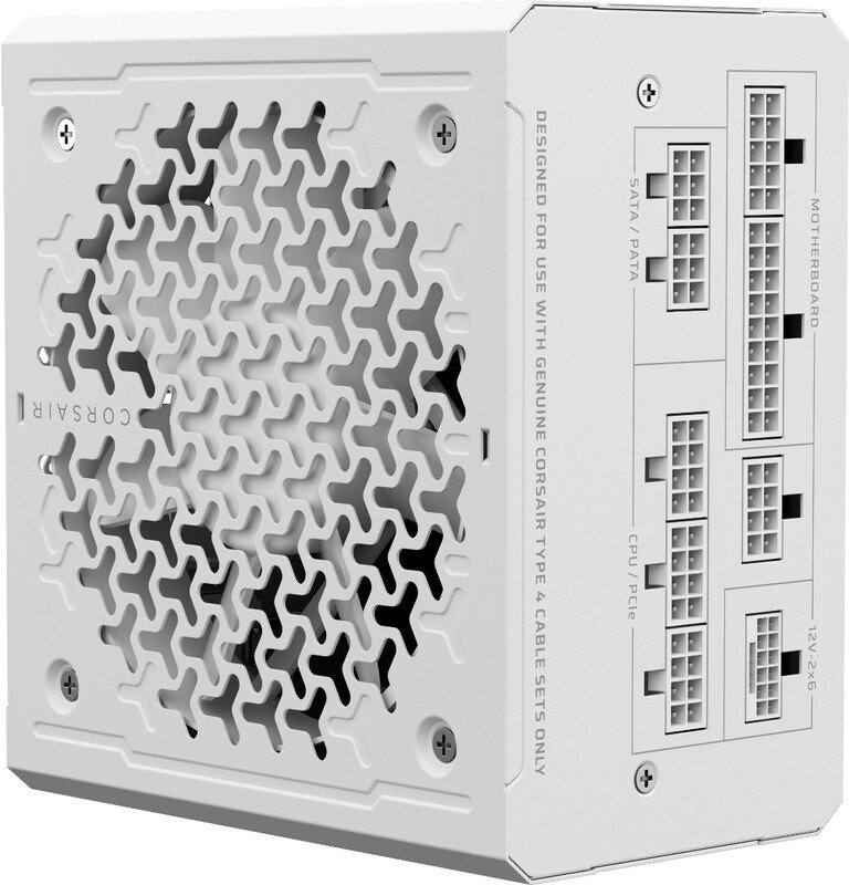 Corsair rm1000e 2025 white voeding - Corsair RM1000e (2025) 1000W PSU White