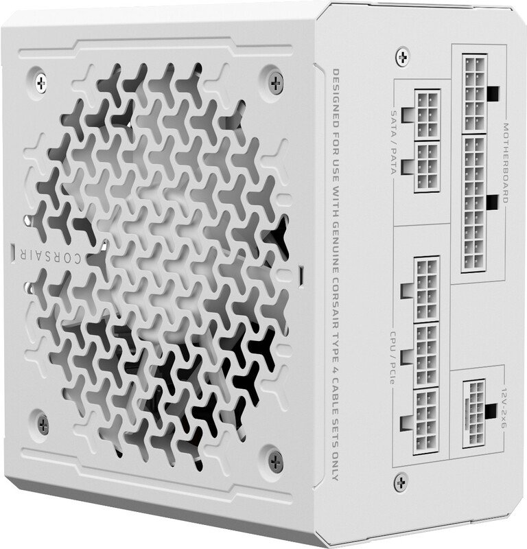 Corsair rm750e 2025 white voeding - Corsair RM750e (2025) White 750W Voeding (White)
