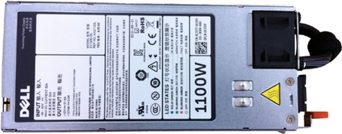 DELL Dell 450-Adzc Power Supply Unit 1100 W Metallic