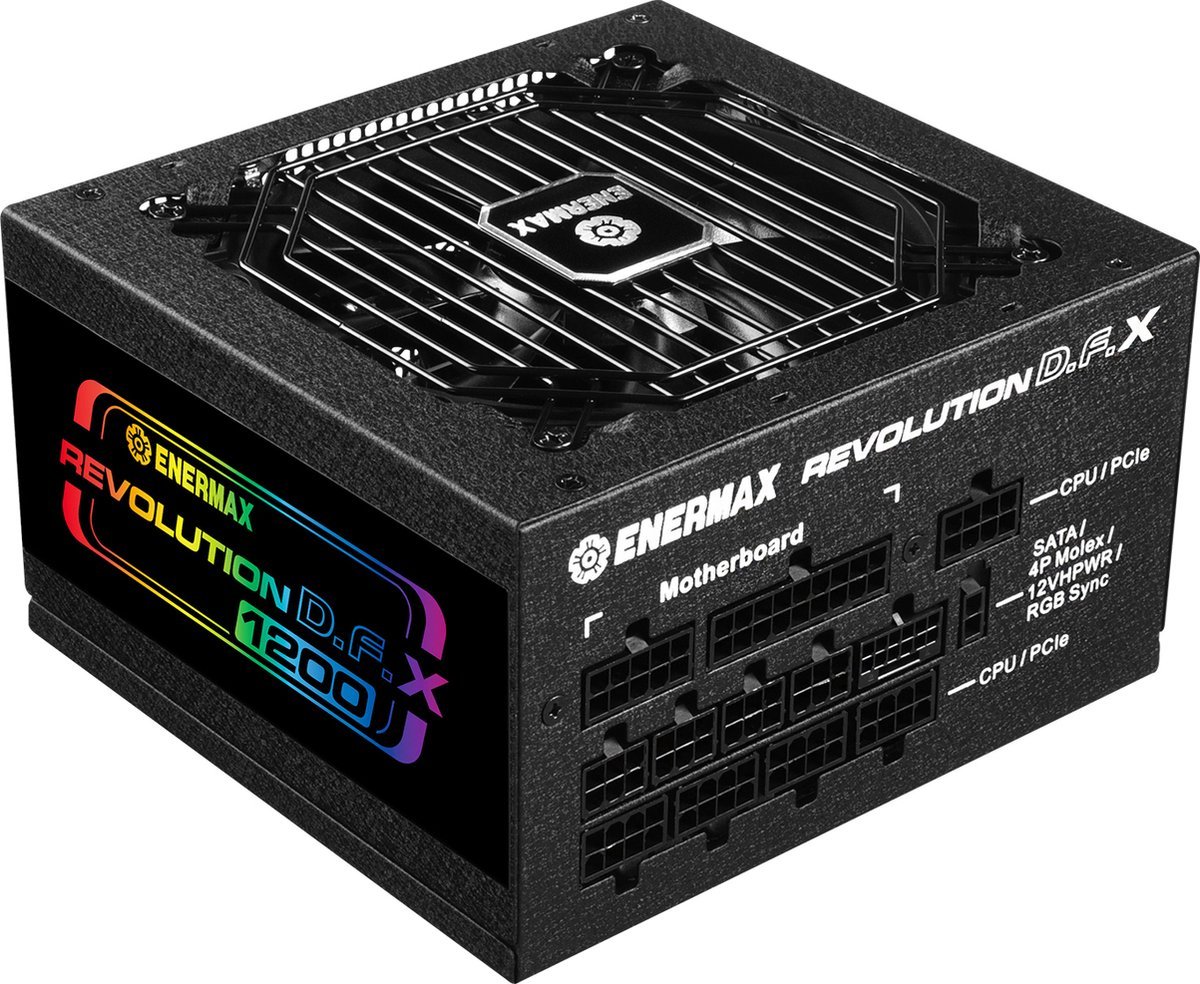 Enermax Enermax Revolution Dfx Power Supply Unit 1200 W 20+4 Pin Atx Atx Zwart