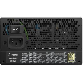 Ion+ 750W Gold Power Supply Unit 24-Pin Atx Atx (Black) - afbeelding 5