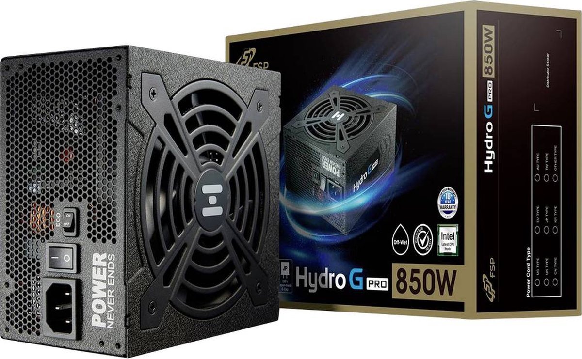 FSP Fsp Group Hydro G Pro 850 Pc-Netvoeding 850 W Atx 80 Plus Gold