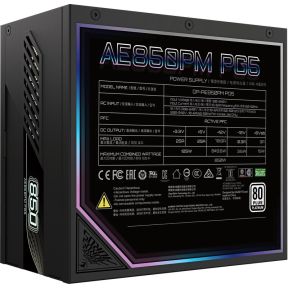 Gigabyte gp ae850pm pg5 2 0 3 orig - Gigabyte GP-AE850PM PG5 2.0 850W Voeding (Black)