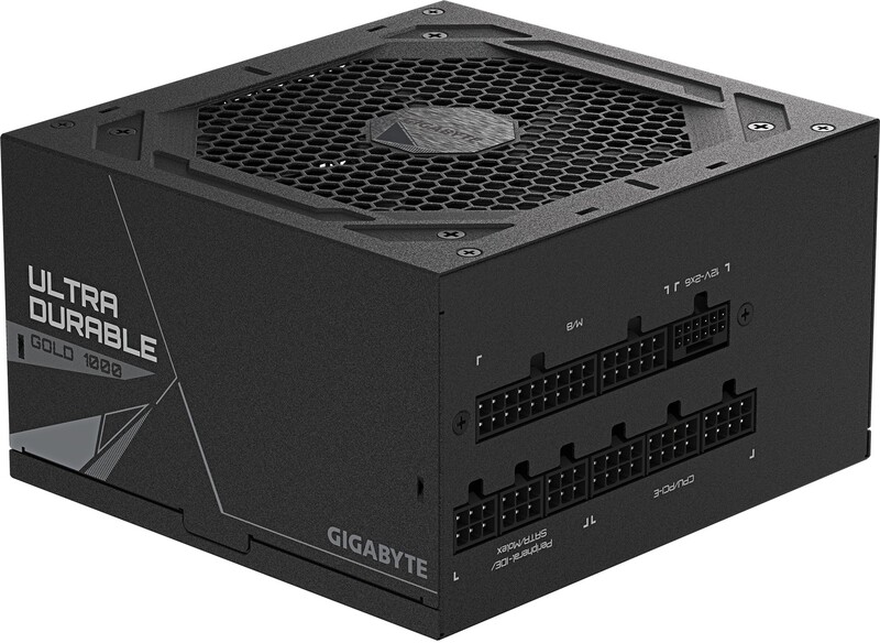 Gigabyte gp ud1000gm pg5 1000w rev 2 3 orig - GIGABYTE UD1000GM PG5 V2 1000W Voeding (Black)