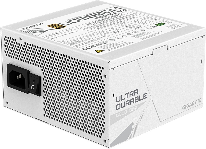 Gigabyte ud850gm pg5 v2 ice 3 orig - GIGABYTE UD850GM PG5 V2 ICE 850W Voeding (White)