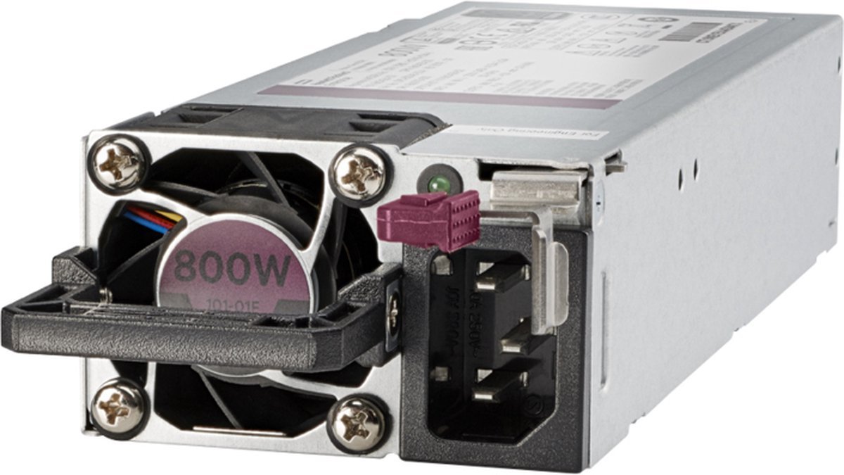 HPE Hpe 800W Flex Slot Titanium Hot Plug Low Halogen Power Supply Kit Power Supply Unit Flex Atx Grijs