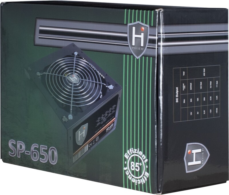 Inter tech 650w inter tech hipower sp 650 4 orig - Inter-Tech HIPOWER SP-650 unit 650 W Voeding