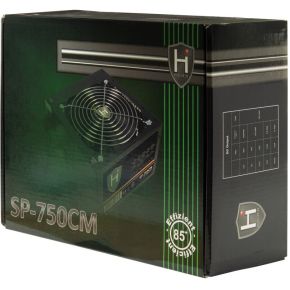 Inter-Tech HiPower SP-750CM power supply unit 750W Black - afbeelding 4