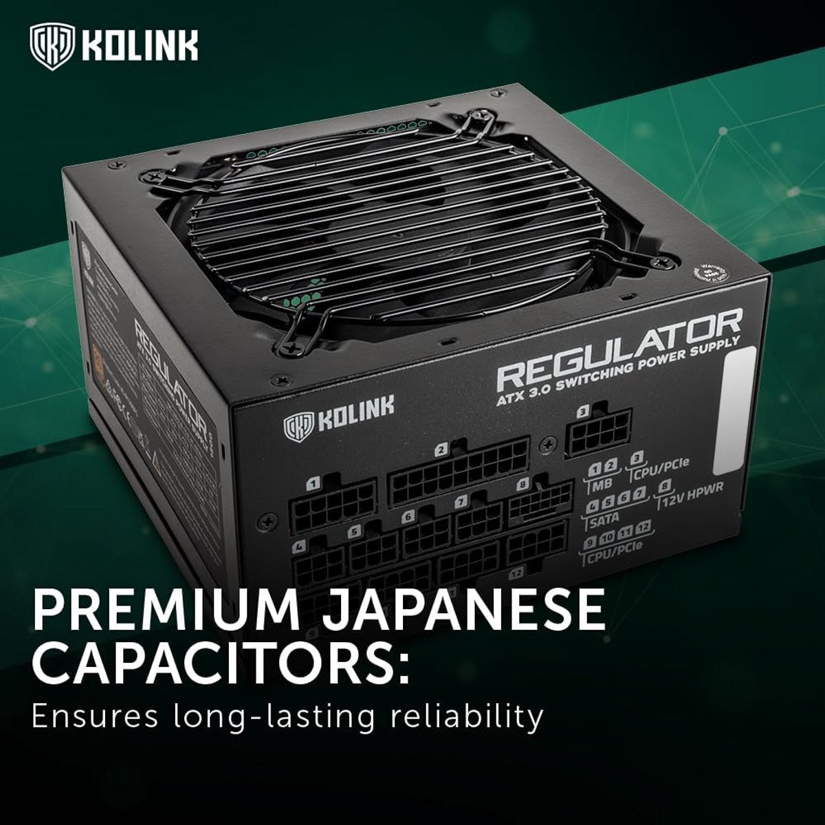 Krachtige 1000W Pc Voeding Atx 3.0 80+ Gold Volledig Modulair Met Pcie 5.0 - afbeelding 6