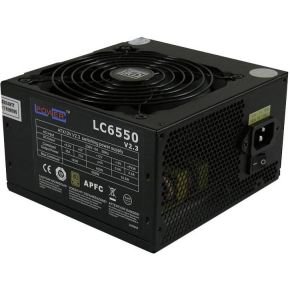 LC Power 650W V2.3 Lc6650 Super Silent Power Supply - 650W Superstil Pc Voeding 80+ Bronze - 4X Pci-Express 6+2 Pin - 120Mm Fan