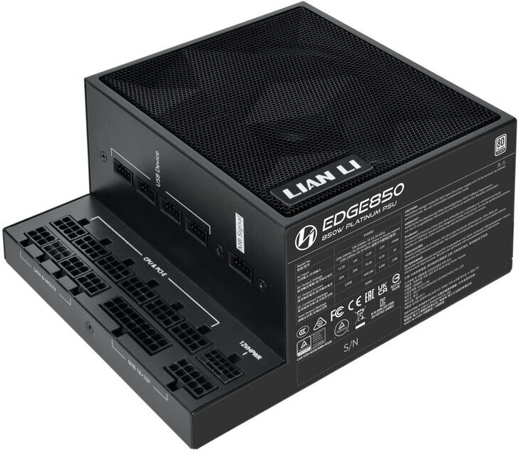 Lian li edge voeding 1361281 3 orig - Lian Li EDGE 850W 80 Plus Platinum Power Supply