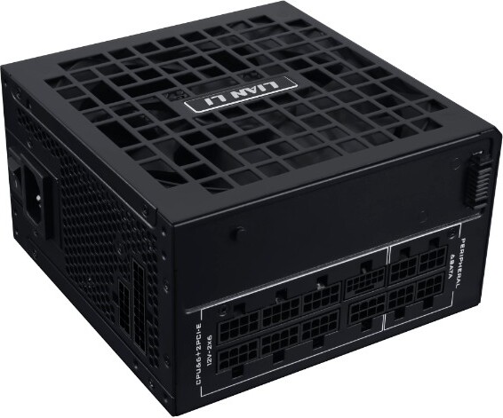 Lian li rotational shift 1000g voeding 1067417 3 orig - Lian Li RS Rotational Shift 1000W 80 Plus Gold ATX 3.1 PSU Zwart