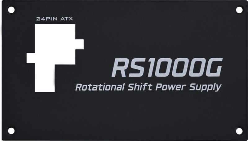 Lian li rotational shift 1000g voeding 1067417 6 orig - Lian Li RS Rotational Shift 1000W 80 Plus Gold ATX 3.1 PSU Zwart