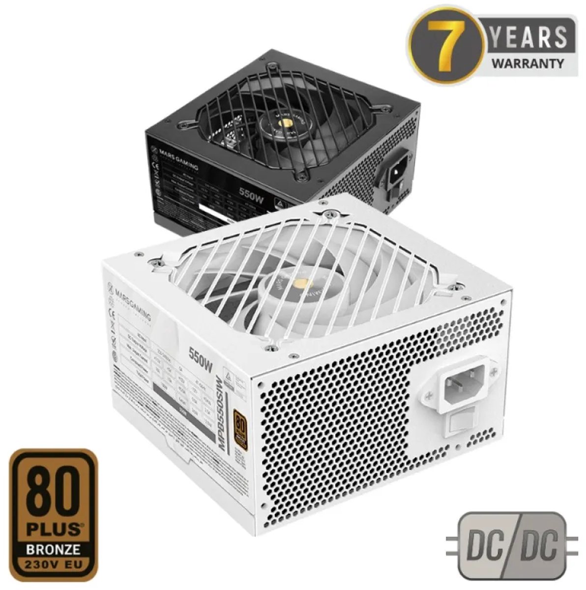 Gaming MPB550SIW 550W Voeding (White) - afbeelding 7