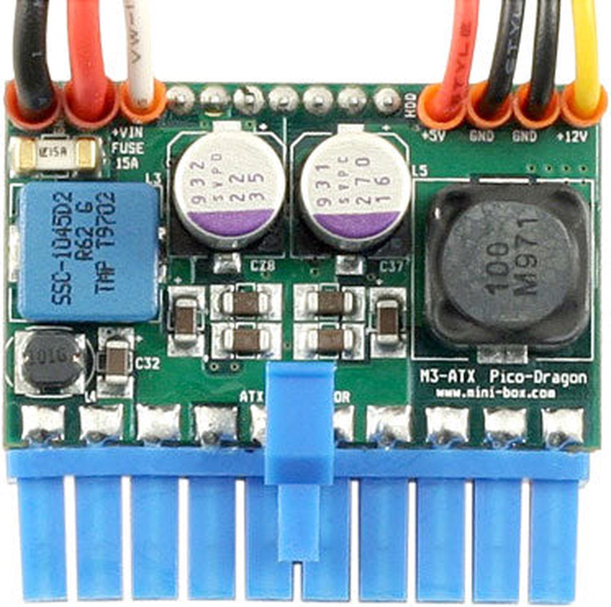 Mini-Box M3-Atx-Hv Widerange Picopsu 6-34V 95W - afbeelding 2