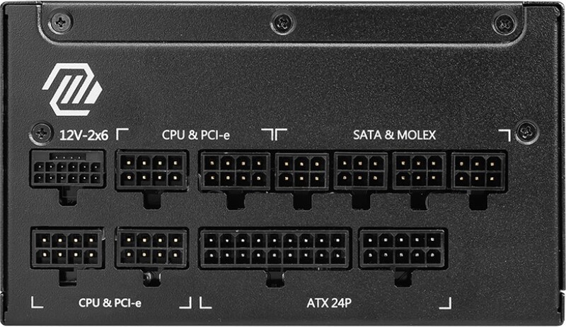 Msi mag a1000gl pcie5 ii voeding 2 orig - MSI MAG A1000GL PCIE5 II 1000W Voeding (Black)