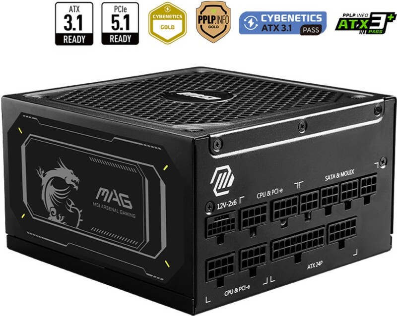 Msi mag a1000gl pcie5 ii voeding 5 orig - MSI MAG A1000GL PCIE5 II 1000W Voeding (Black)