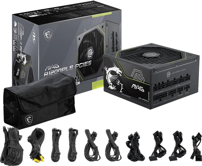 Msi mag a1200pls pcie5 voeding 6 orig - MSI MAG A1200PLS PCIE5 1200W Voeding