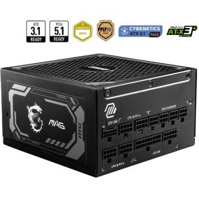 Mag A1250Gl Pcie5 Power Supply Unit 1250 W 24-Pin Atx Atx (Black) - afbeelding 6