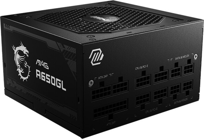Msi mag a650gl 2 orig - MSI MAG A650GL 650W Voeding (Black)