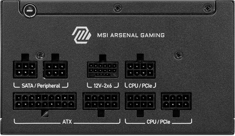 Msi mag a650gls pcie5 power supply 2 orig - MSI MAG A650GLS PCIE5 650W Power Supply