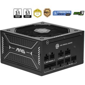 Voedingsbron MSI MAG A750GLS PCIE5 750W Voeding (Gold) - afbeelding 2