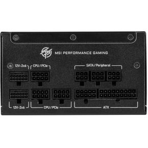 Mpg A850Gs Pcie5 Power Supply Unit 850 W 24-Pin Atx Atx (Black) - afbeelding 3