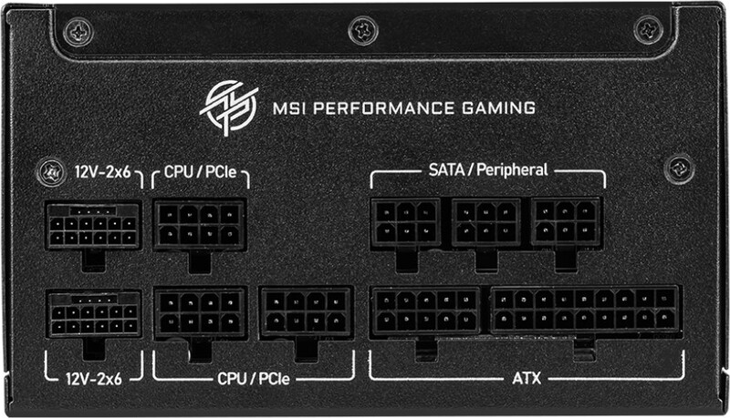 Msi mpg a850gs pcie5 voeding 3 orig - MSI MPG A850GS PCIE5 850W Voeding (Black)