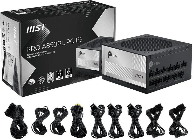 Msi pro a850pl pcie5 voeding 6 orig - MSI PRO A850PL PCIE5 850W Voeding
