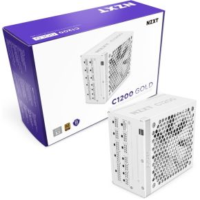 C1200 Gold ATX 3.1 Fully Modular Power Supply White 1200W Voeding (White) - afbeelding 7