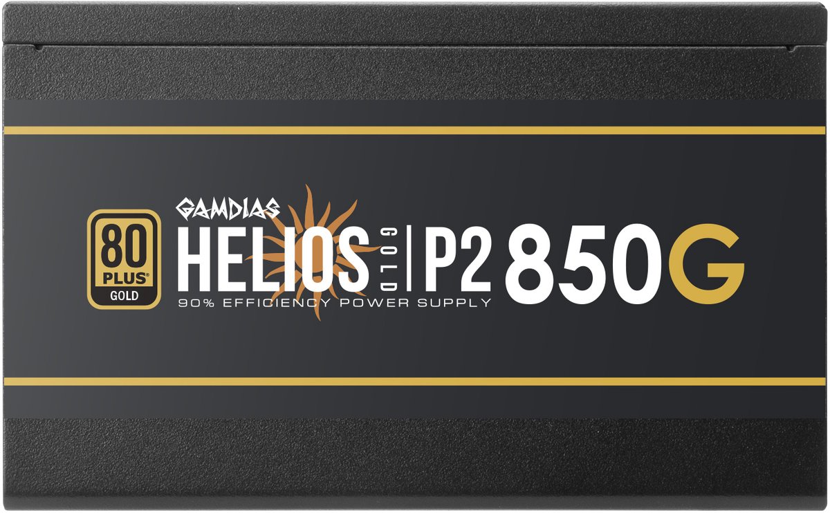 Gamdias Helios P2-850G 850W 80 Plus Gold Power Supply - afbeelding 2