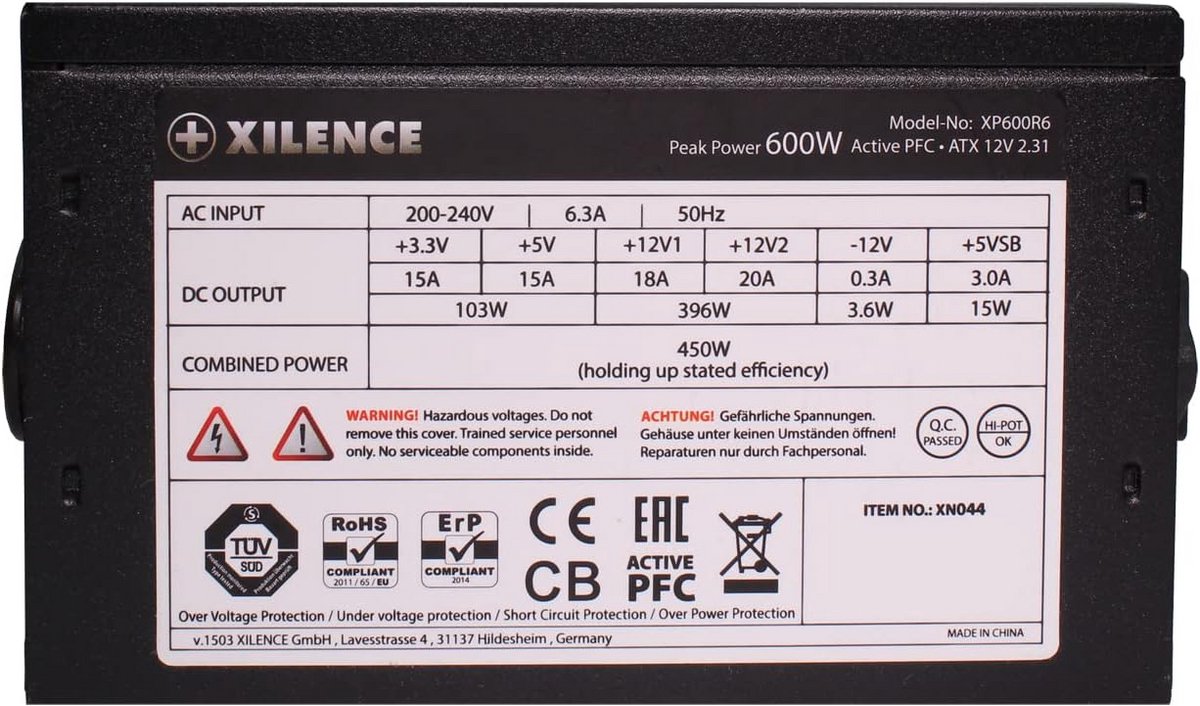 600W ATX Black - afbeelding 5