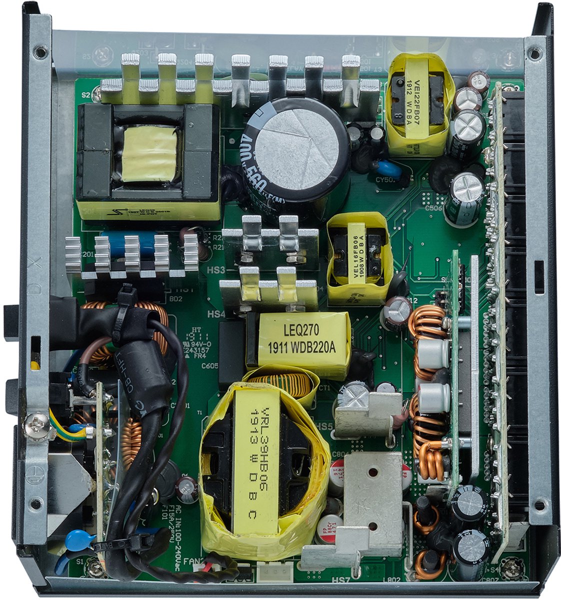 Phanteks Amp Gh 850W - Atx12V 3.1 - 80 Plus Gold - 850 Watt - Modulair - voeding - afbeelding 2