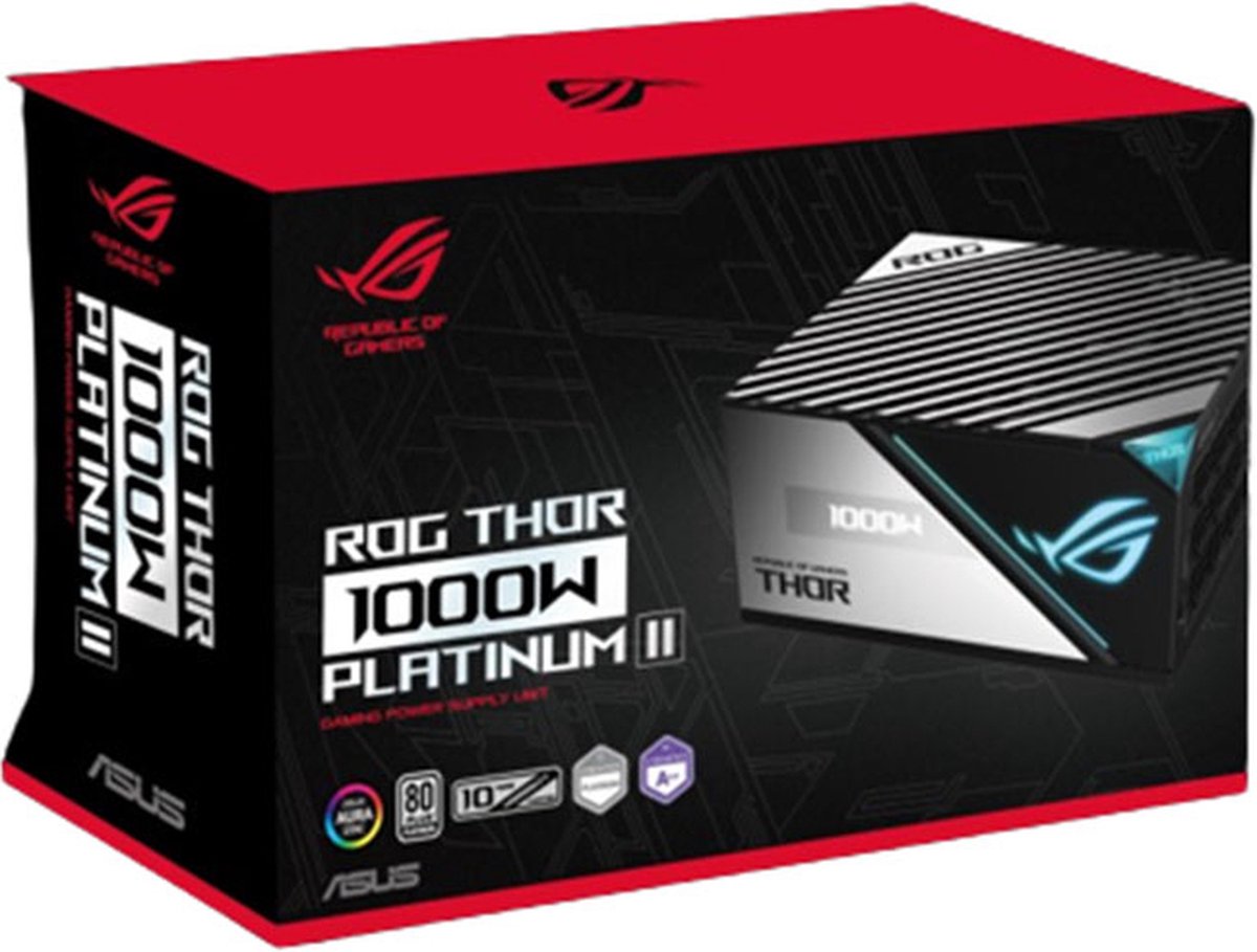 Power Supply Asus 90Ye00L4-B0Na00 Modular 1000 W 125 W Rohs 80 Plus Platinum 80 voeding - afbeelding 9