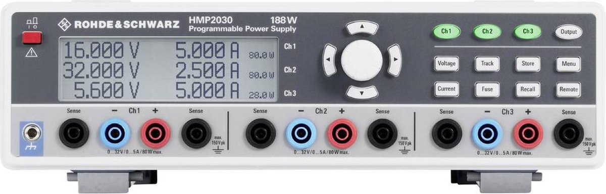 & Schwarz HMP2030 Programmable DC Power Supply 188W Voeding (Grey) - afbeelding 3