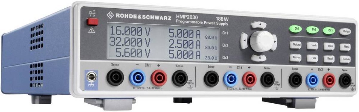 Rohde Rohde & Schwarz Hmp2030 Labvoeding, Regelbaar 32 V (Max.) 5 A (Max.) 188 W Op Afstand Bedienbaar, Programmeerbaar Aanta
