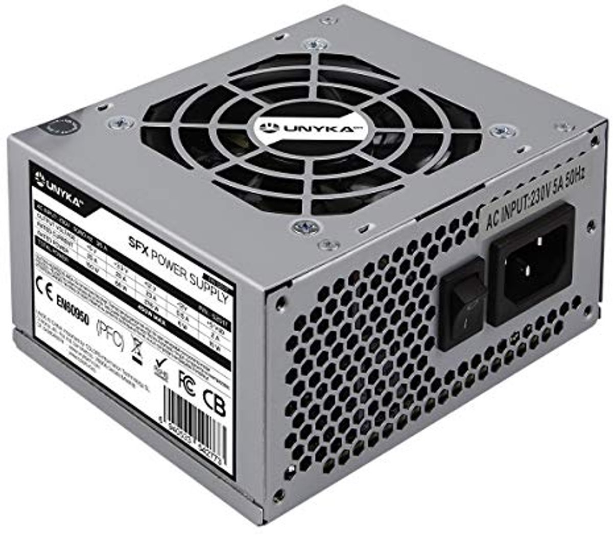 SFX Sfx Voeding 450 W Micro Atx - Zeer Stil Met 80 Mm Ventilator