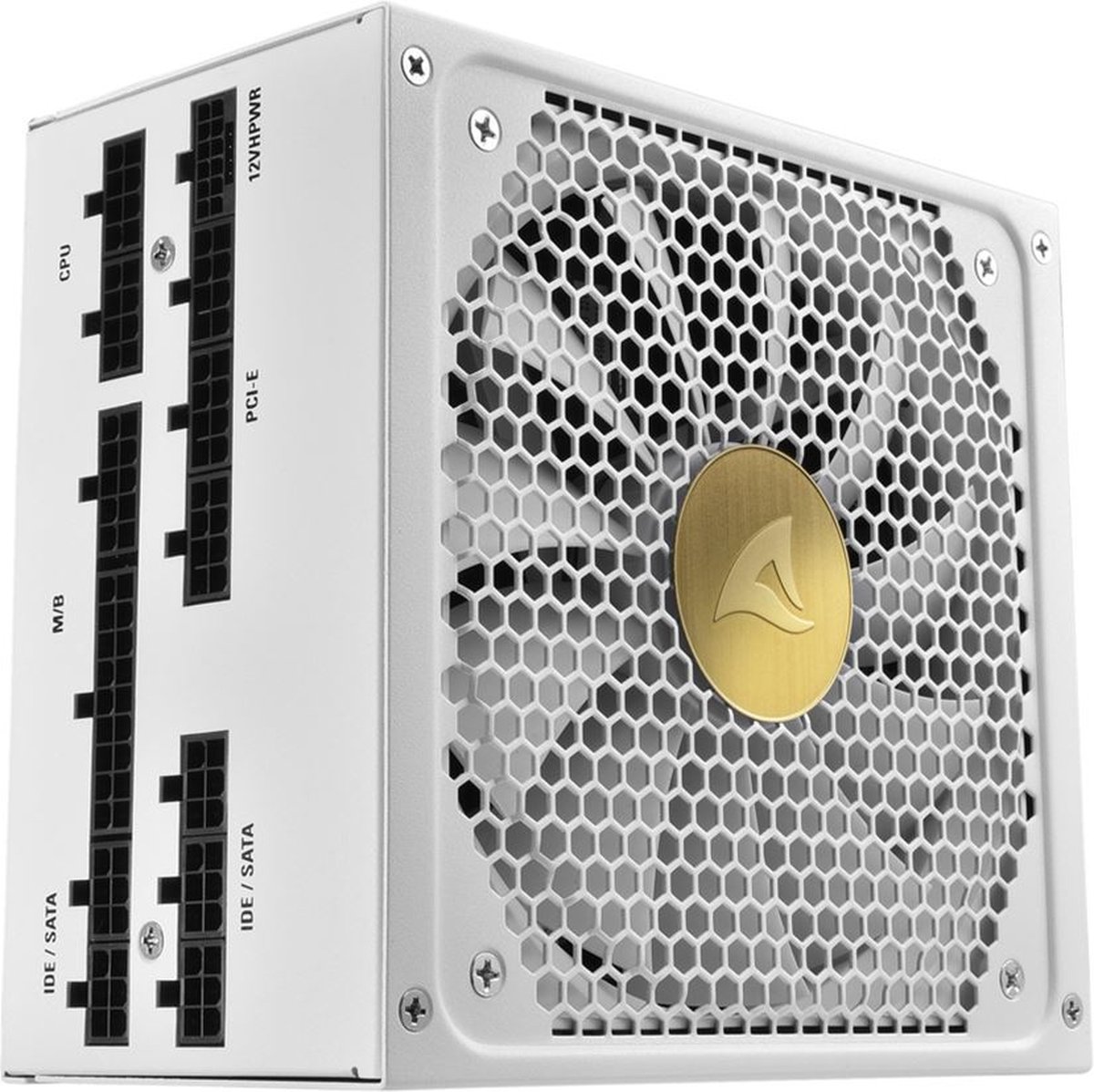Sharkoon Rebel P30 Gold 1000W White - Voeding - Atx12V 3.0 - 80 Plus Gold - - afbeelding 6