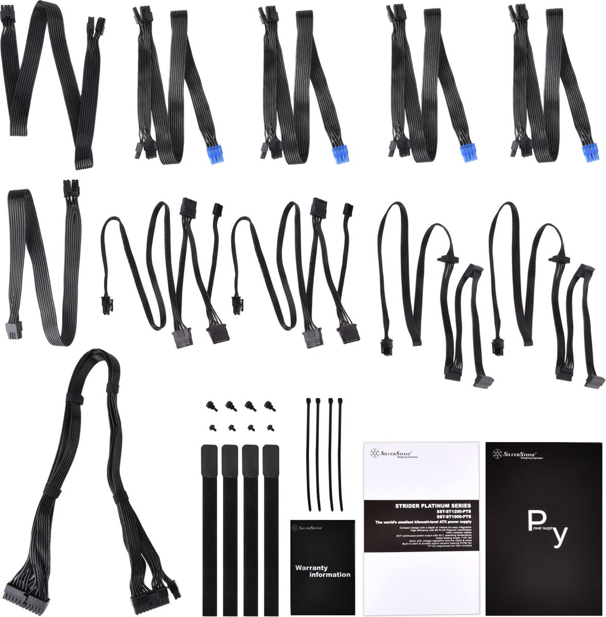 Silverstone 1000W Sst-St1000-Pts Atx 80+ Platinum Modular Power Supply voeding - afbeelding 9