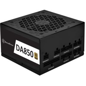 SilverStone Silverstone Da850R Gold - Voeding Atx12V 3.0 - 80 Plus Gold - 850 Watt - Modulair - Actieve Pfc - 12Vhpwr Pcie 5.0 Connector - 120Mm Fdb - Zwart