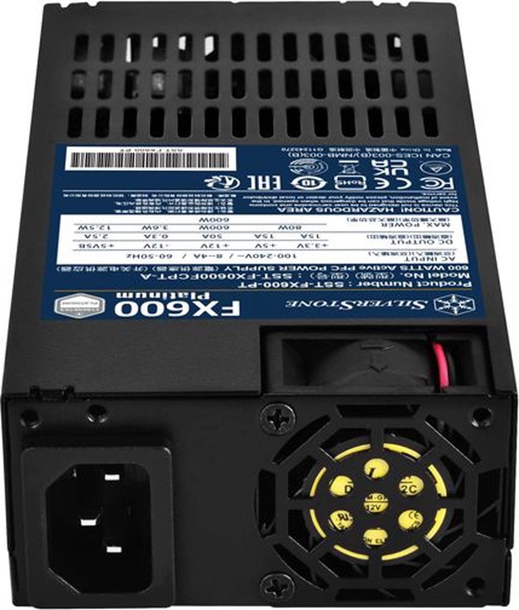 FX600 Platinum 600W Voeding (Black) - afbeelding 5