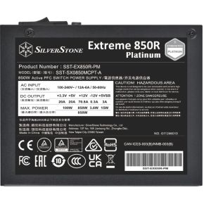 Extreme 850R Platinum 850W Voeding (Black) - afbeelding 5